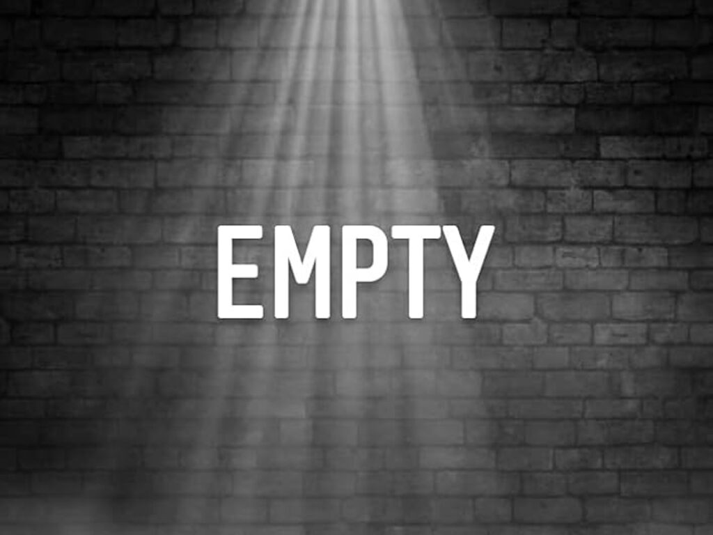 empty