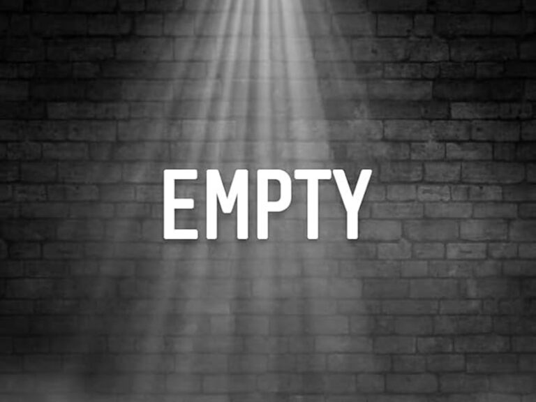 empty