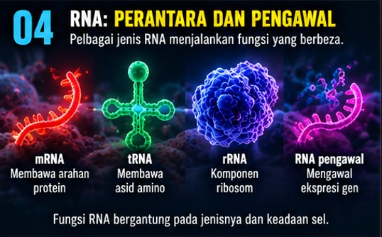 Visual 04: RNA: Perantara dan Pengawal