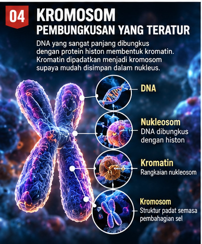 DNA dan pembungkusan kromosom