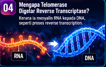 Mengapa telomerase digelar reverse transcriptase?