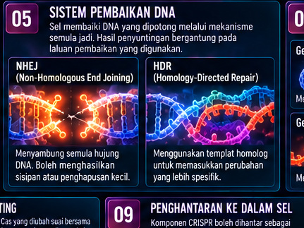 Sistem Pembaikan DNA: NHEJ dan HDR