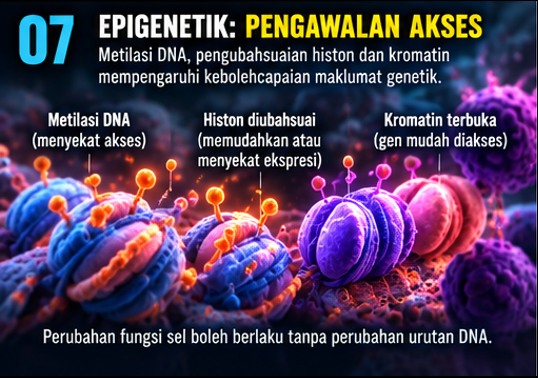 Visual 07: Epigenetik: Pengawalan Akses