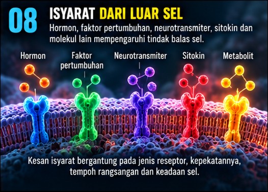 Visual 08: Isyarat dari Luar Sel