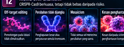 Risiko dan Cabaran CRISPR-Cas9