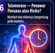 Telomerase — penawar penuaan atau risiko pertumbuhan?