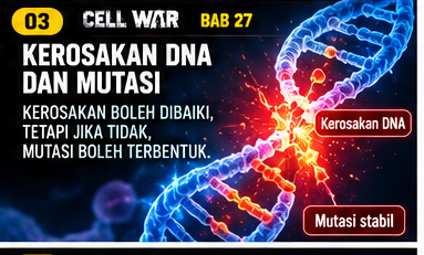 Visual 03 Bab 27 — 03 — DNA REPLICATION: SETIAP PEMBAHAGIAN MENYALIN MAKLUMAT