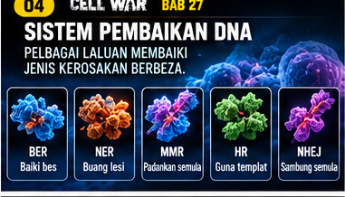 Visual 04 Bab 27 — 04 — DNA DAMAGE: KEROSAKAN TIDAK SAMA DENGAN MUTASI
