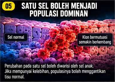 CELL WAR BAB 30 — visual 05: SATU SEL BOLEH MENJADI POPULASI DOMINAN