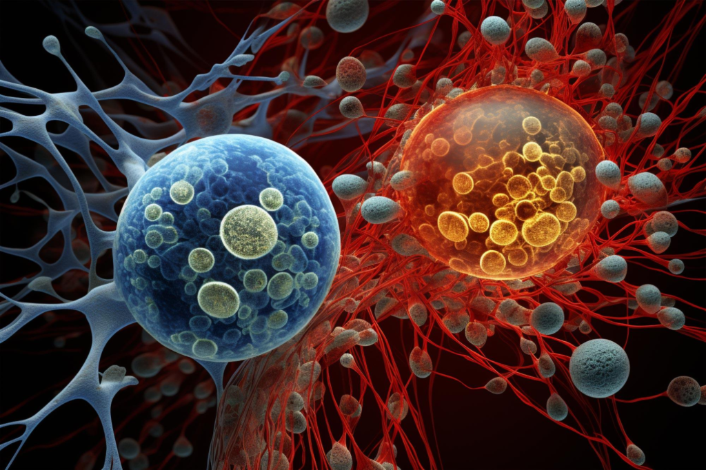 Ilustrasi Bab 16: 14 — HIPOTESIS CELL WAR: DUA POPULASI SEL