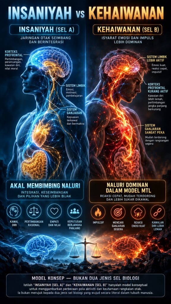 INSANIYAH dan KEHAIWANAN — model konsep MTL